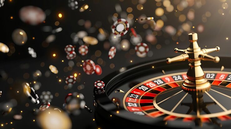 Mobile interface showing baccarat table and betting options